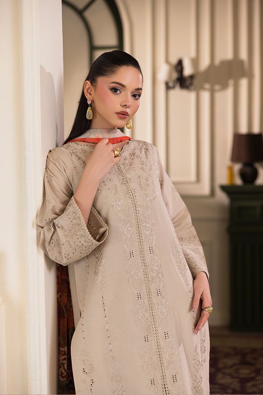 Jasper Emb-3PC - Zeenat Pret