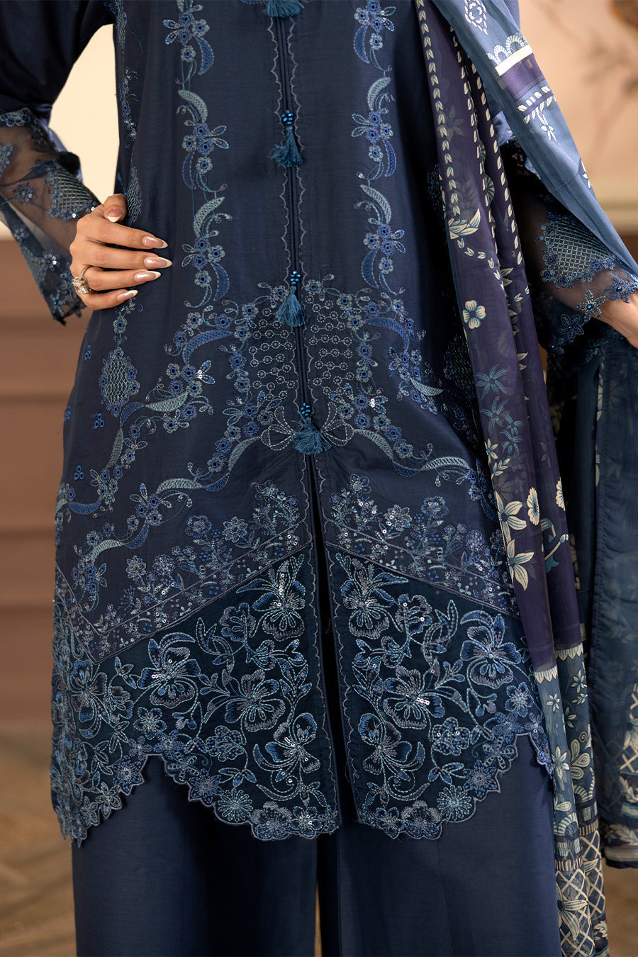 Kyenite Emb-3PC - Zeenat Pret
