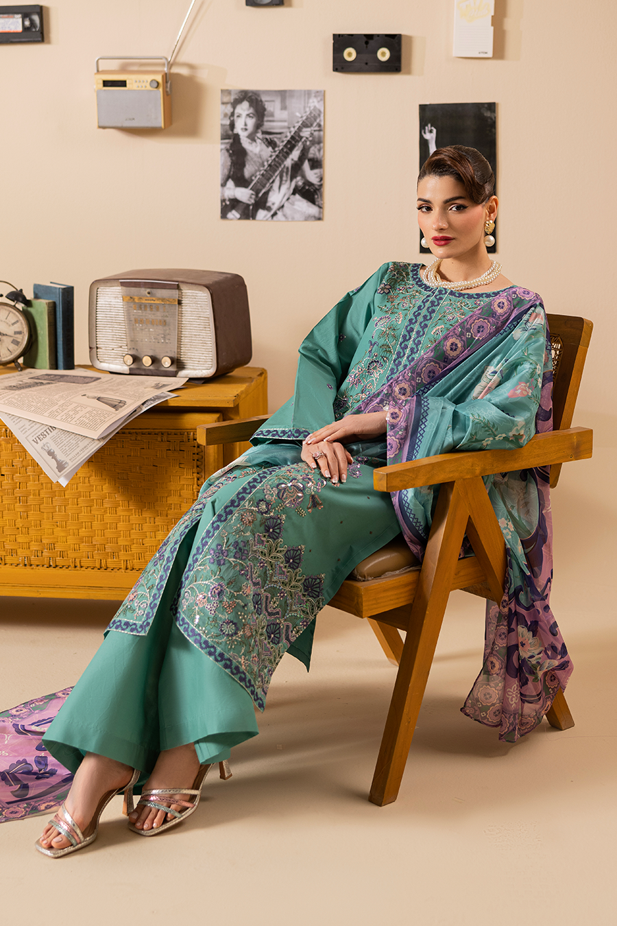 Lumara Emb-3PC - Zeenat Pret