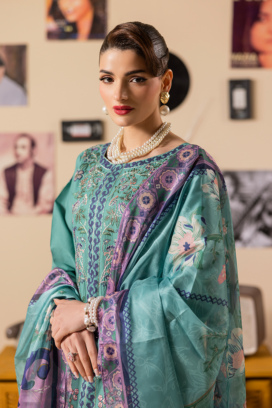 Lumara Emb-3PC - Zeenat Pret