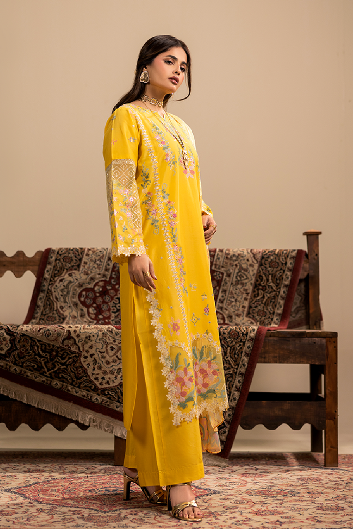 Lunara Emb-3PC - Zeenat Pret
