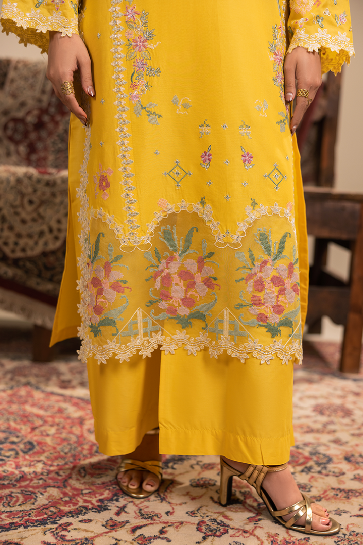 Lunara Emb-3PC - Zeenat Pret