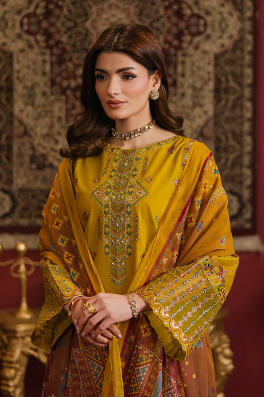 Maelin Emb-3PC - Zeenat Pret