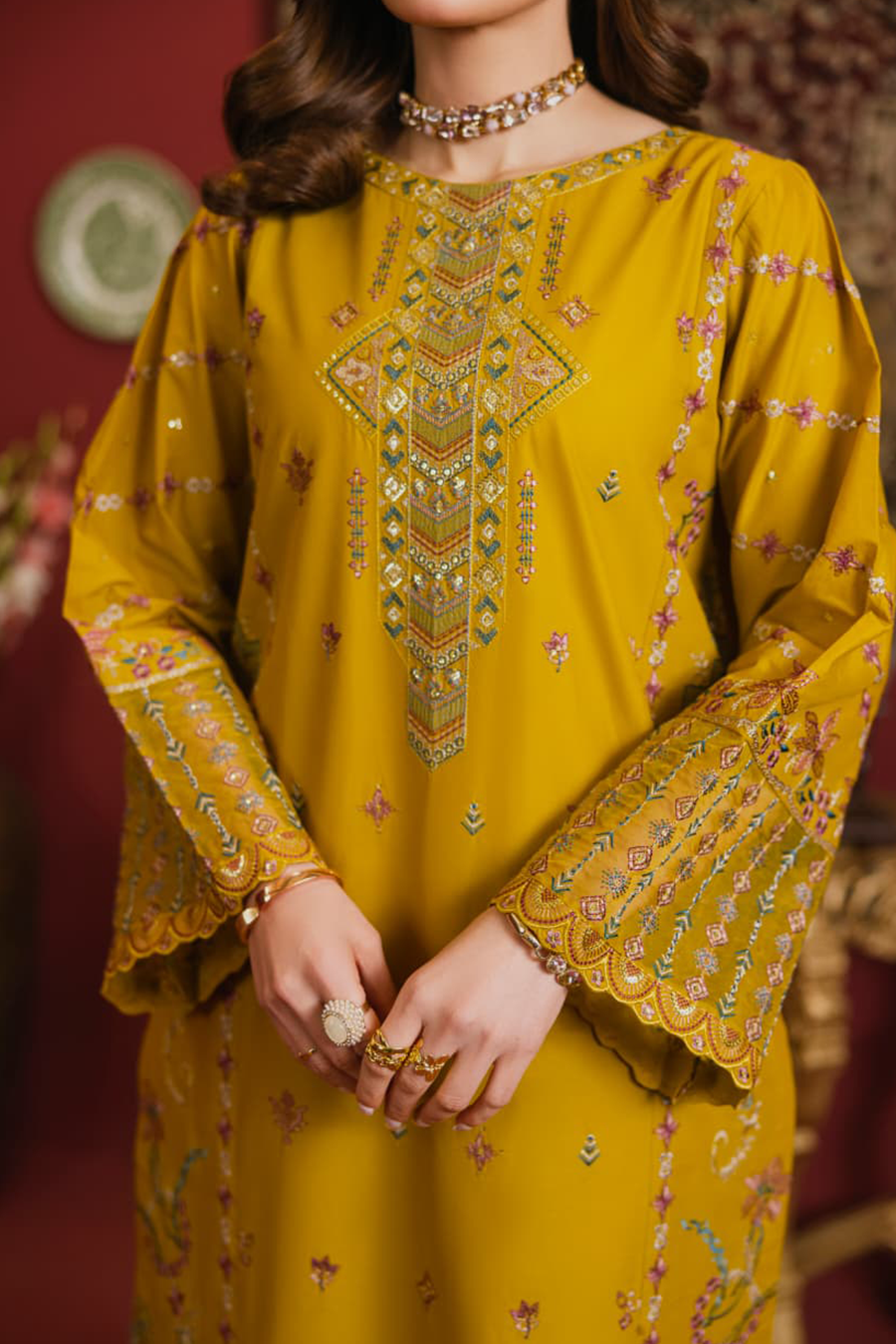 Maelin Emb-3PC - Zeenat Pret