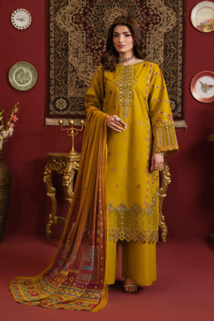 Maelin Emb-3PC - Zeenat Pret