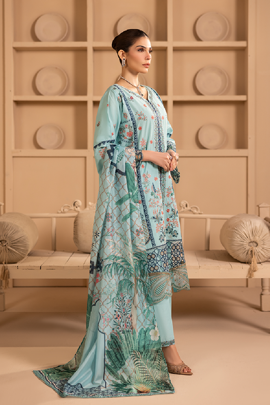 Marjan Emb -3PC - Zeenat Pret