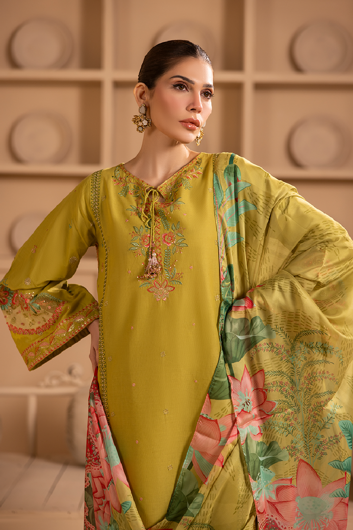 Meera Emb-3PC - Zeenat Pret