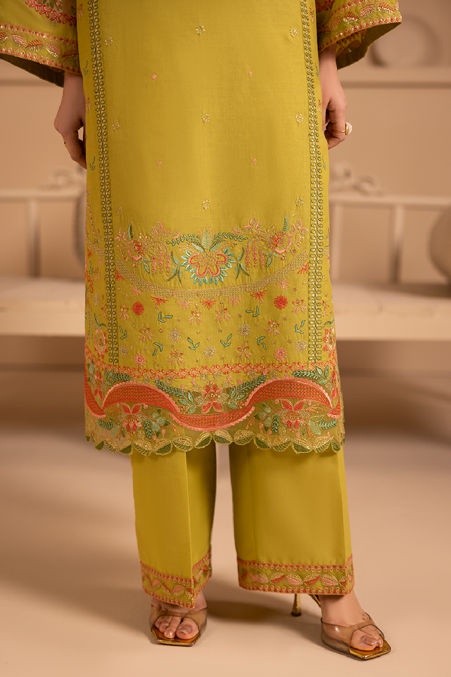 Meera Emb-3PC - Zeenat Pret