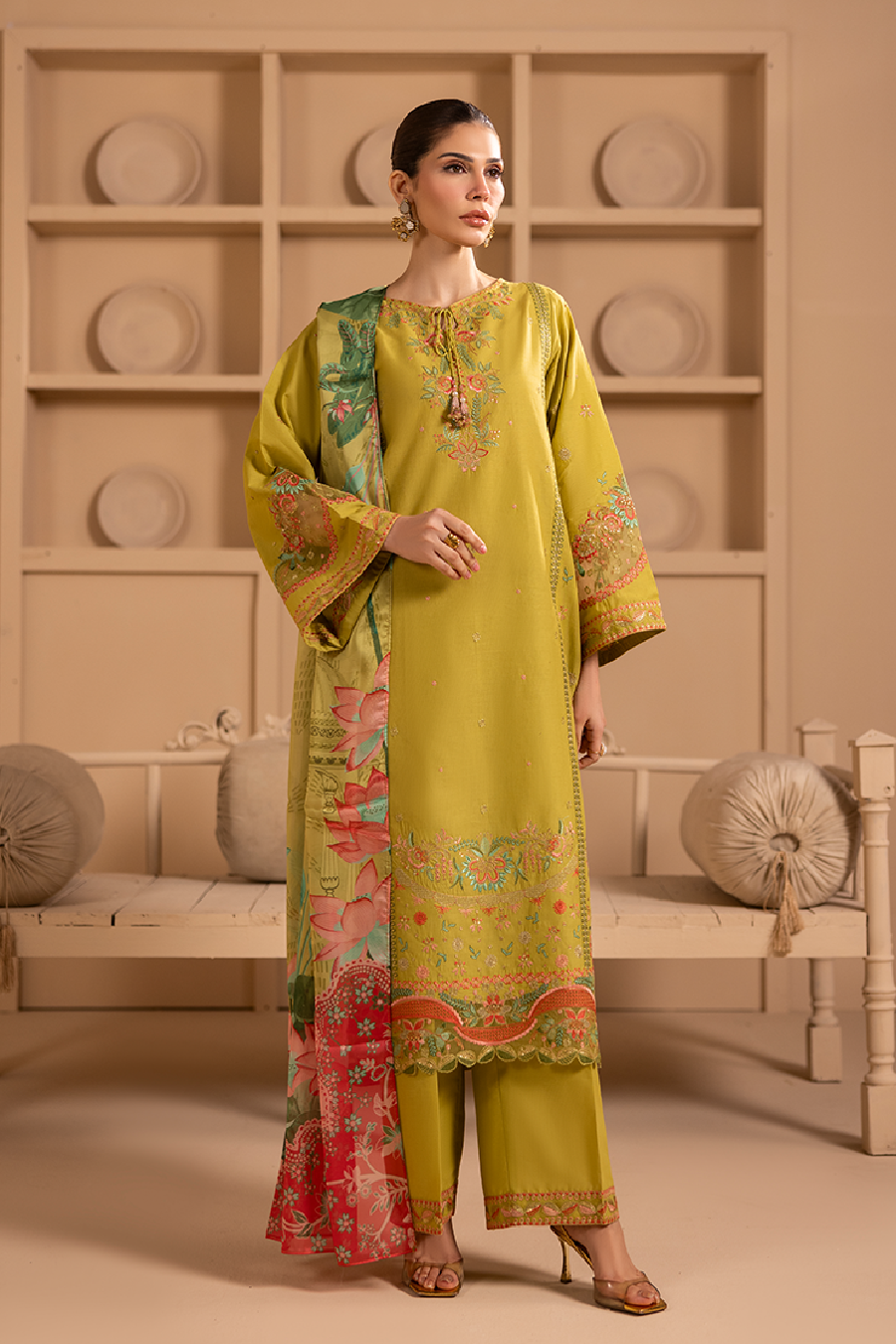 Meera Emb-3PC - Zeenat Pret