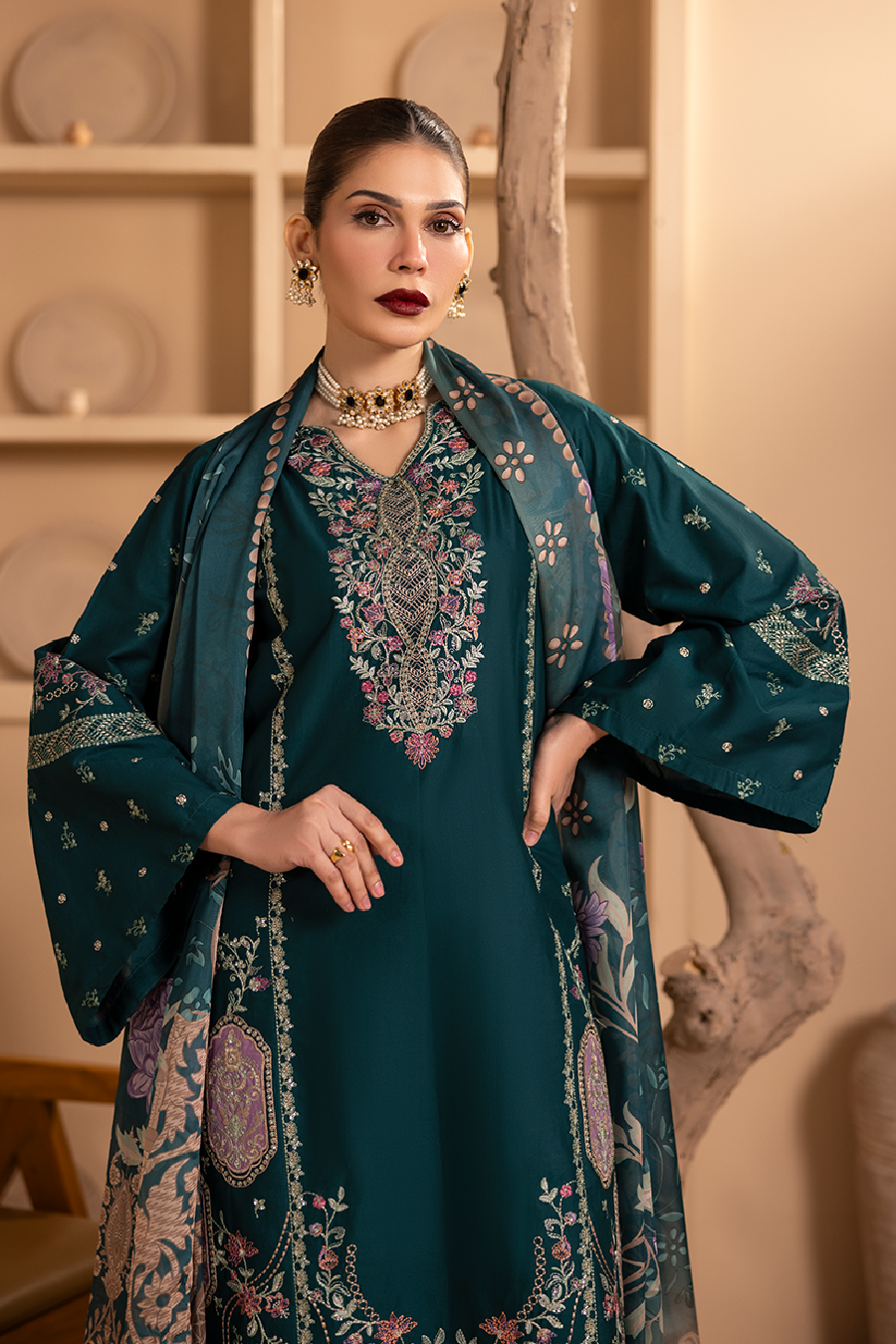 Mehar Emb-3PC - Zeenat Pret