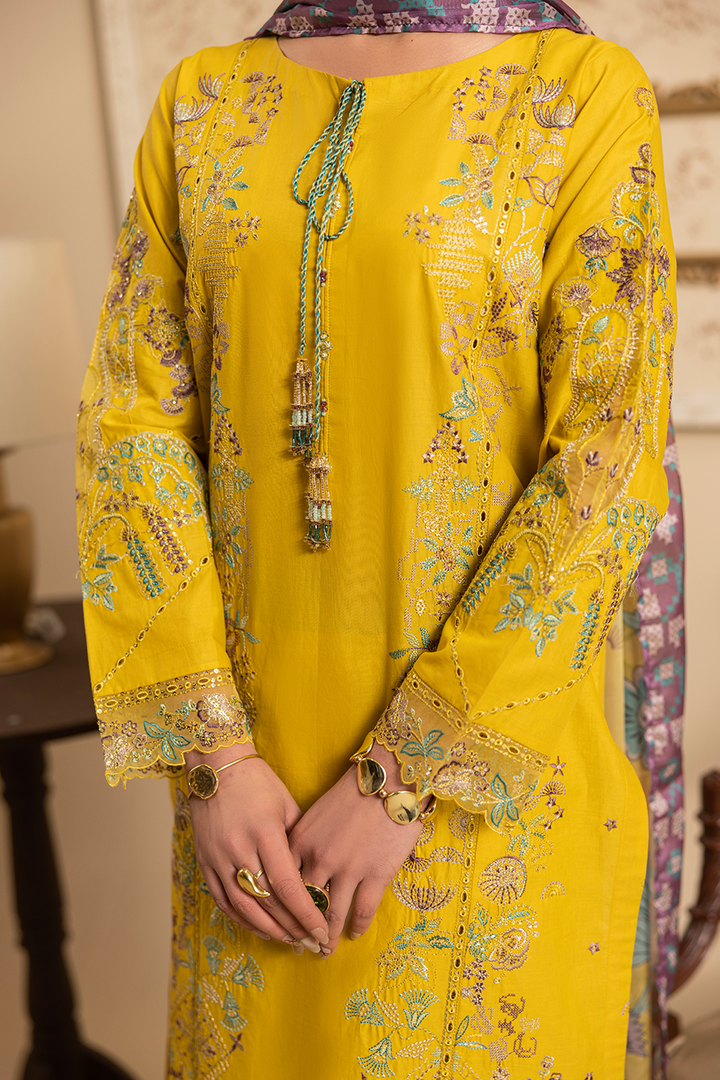 Melon Emb-3PC - Zeenat Pret