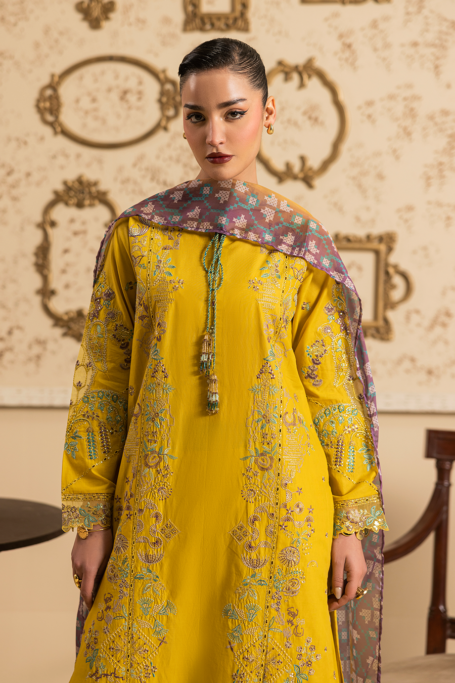 Melon Emb-3PC - Zeenat Pret