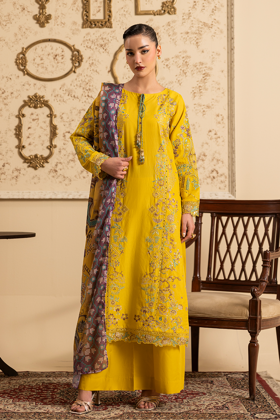 Melon Emb-3PC - Zeenat Pret
