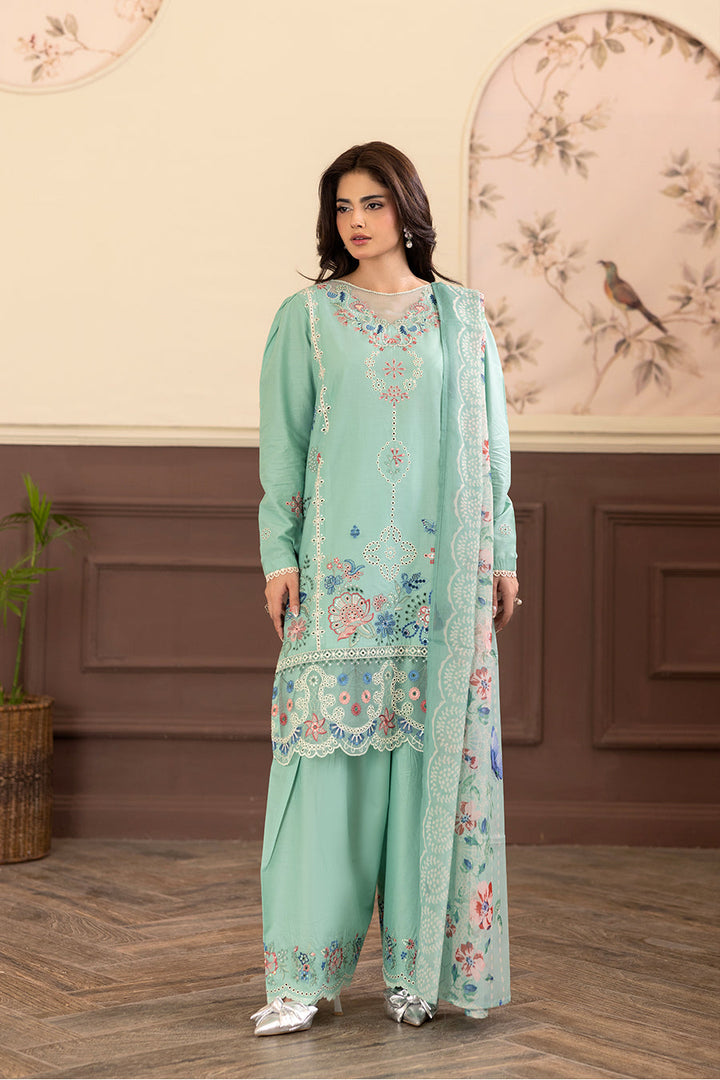 Moss Agate Emb-3PC - Zeenat Pret
