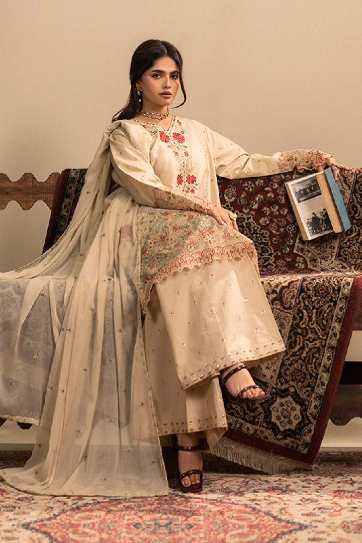 Mushq Emb-3PC - Zeenat Pret