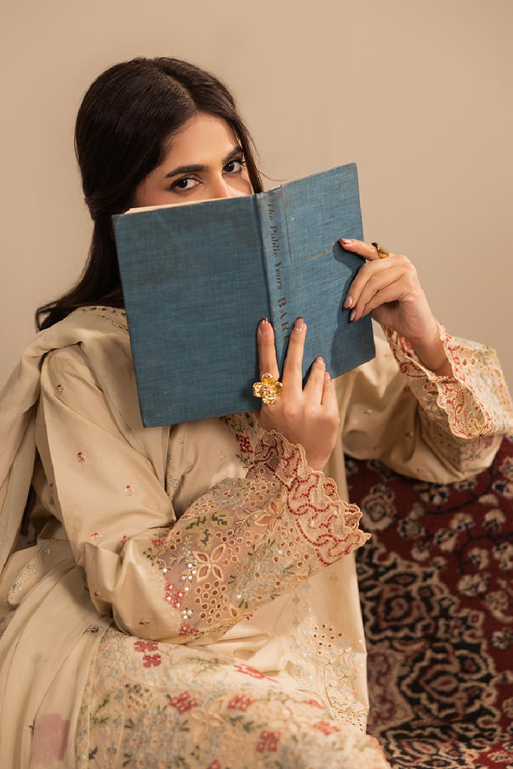 Mushq Emb-3PC - Zeenat Pret