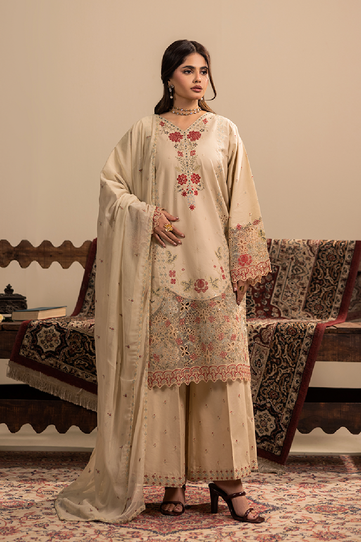 Mushq Emb-3PC - Zeenat Pret