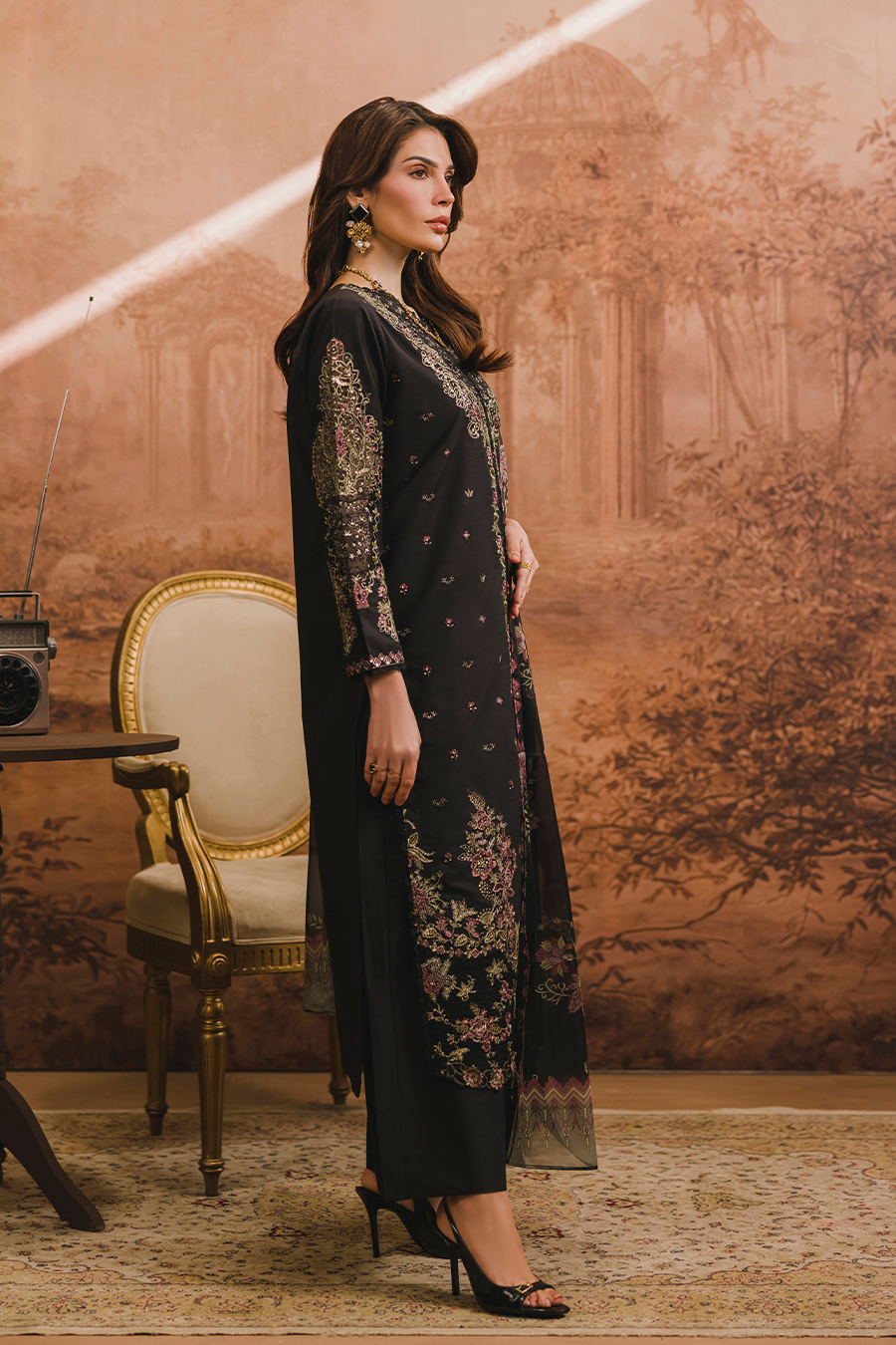 Naaz Emb-3PC - Zeenat Pret