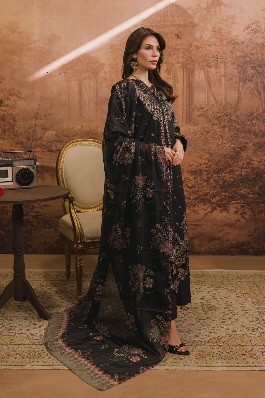 Naaz Emb-3PC - Zeenat Pret