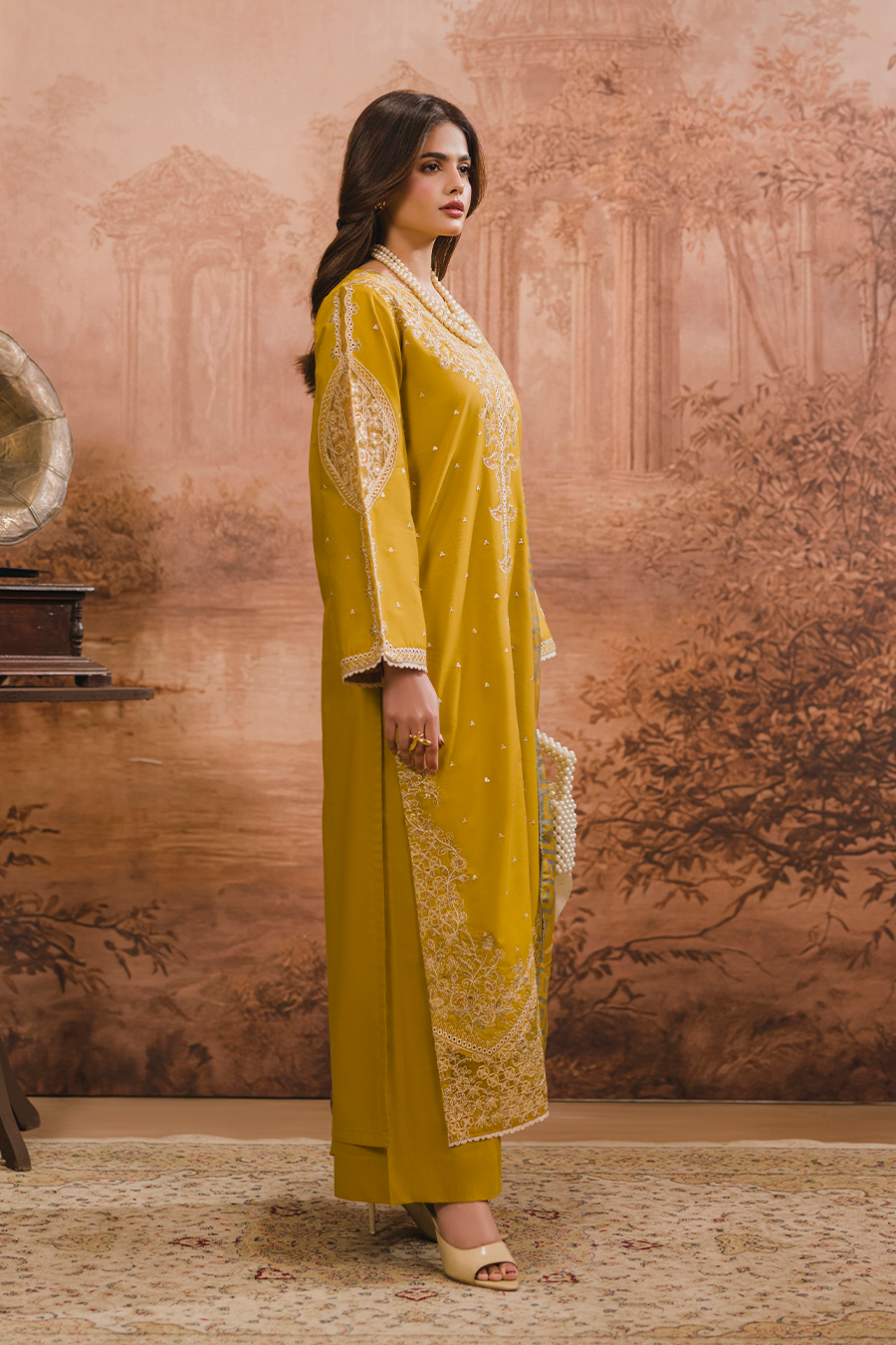 Nazneen Emb-3PC - Zeenat Pret