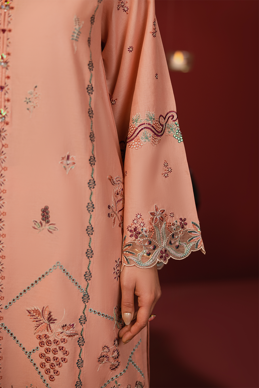 Orella Emb-3PC - Zeenat Pret