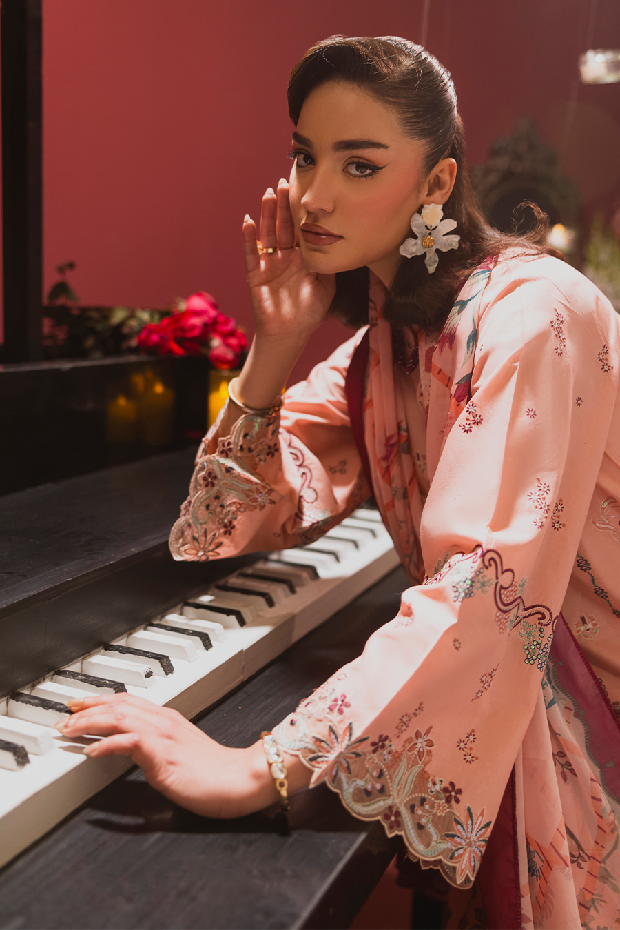 Orella Emb-3PC - Zeenat Pret