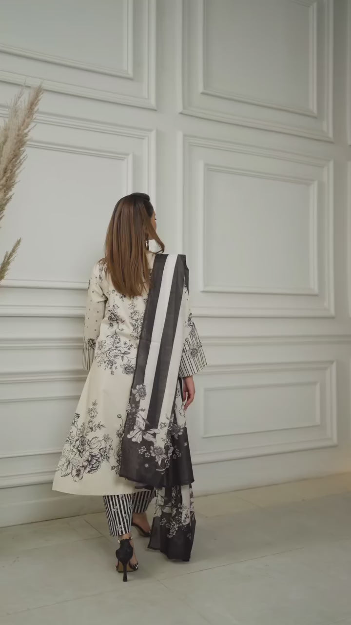 Paragon - 3PC PRINTED DRESS