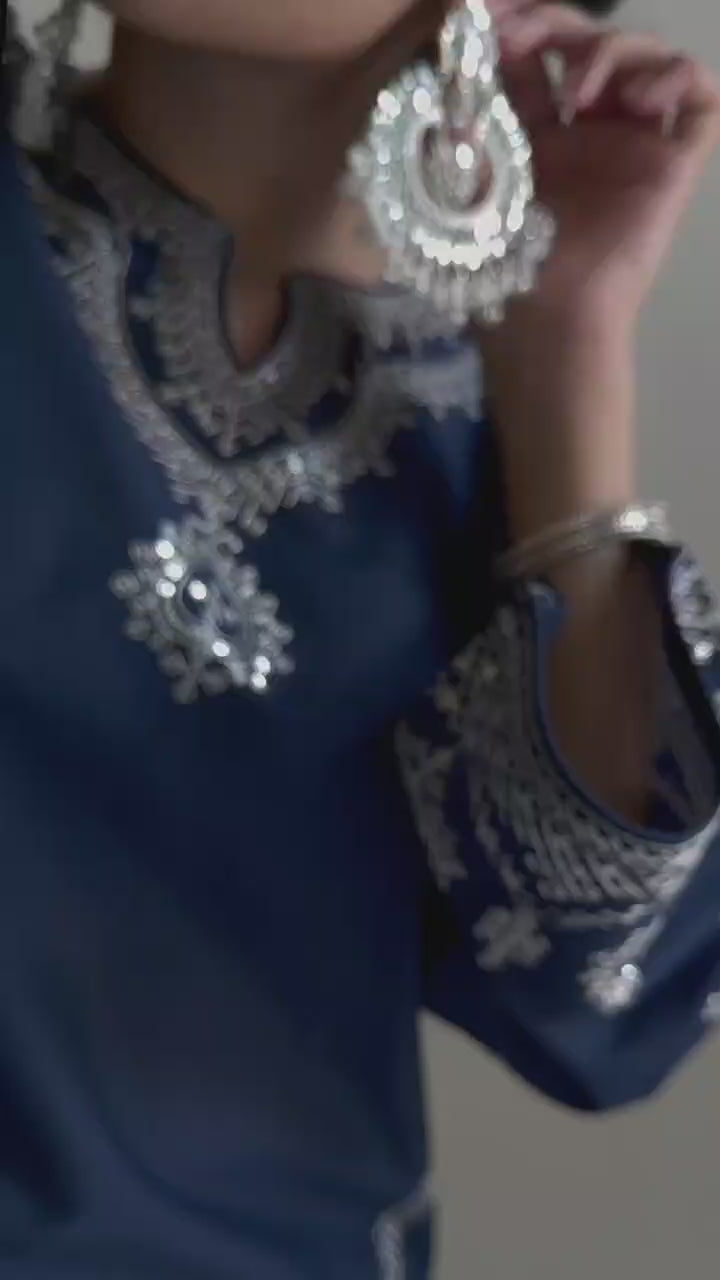 Midora - 2 PC Embroidered Dress