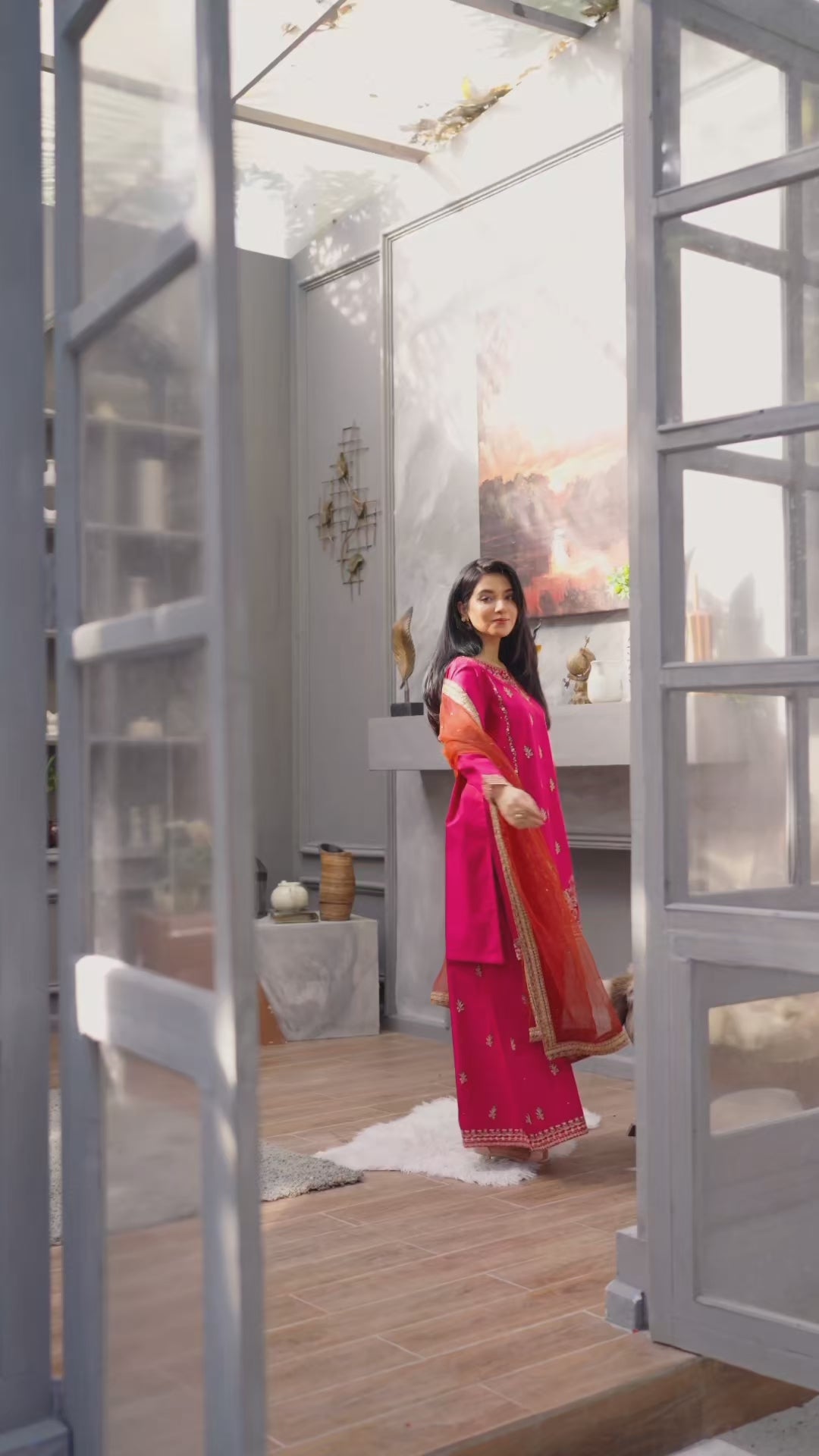 Surkhab - 3 PC Embroidered Dress