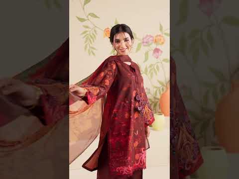 MEHER – Printed Luxury Pret (3Pcs)