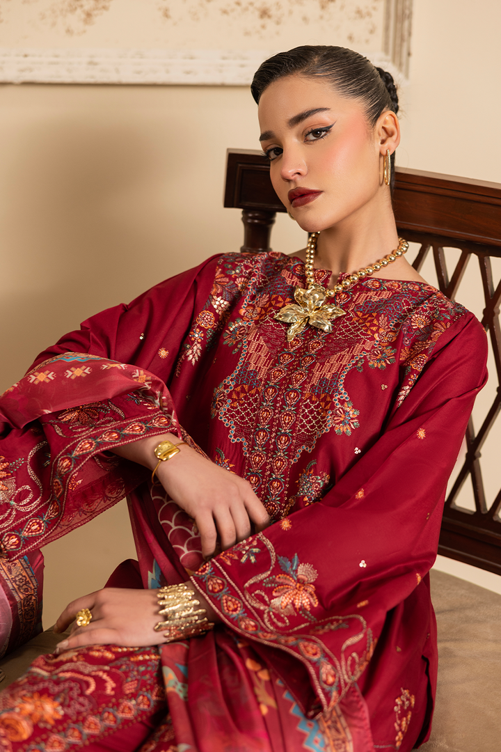 Shreya Emb-3PC - Zeenat Pret