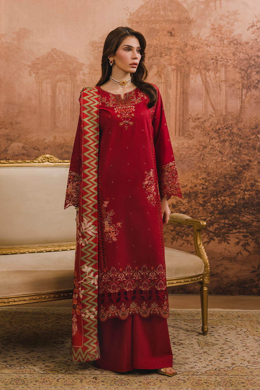 Soraya Emb-3PC - Zeenat Pret