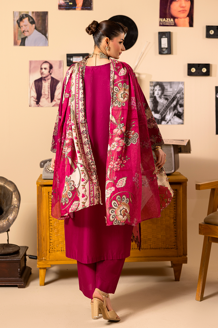 Victoria Emb -3PC - Zeenat Pret