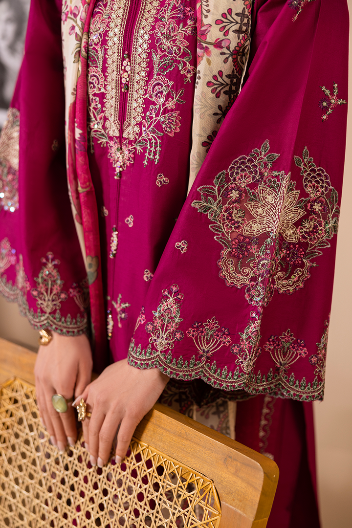 Victoria Emb -3PC - Zeenat Pret