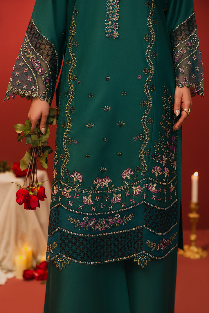 Willow Emb-3PC - Zeenat Pret