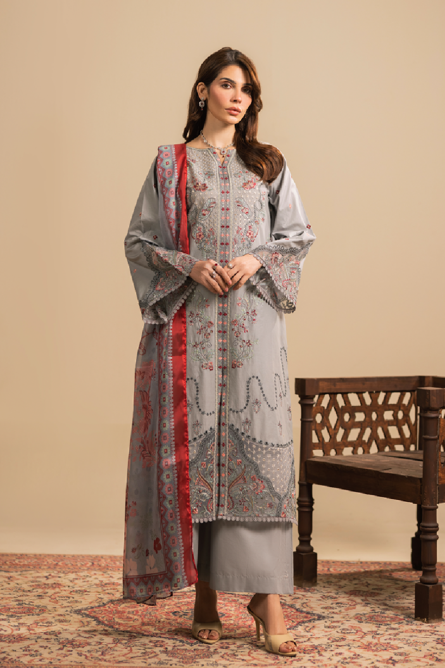 Zemira Emb-3PC - Zeenat Pret